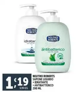 Deco Supermercati Neutro roberts sapone liquido offerta