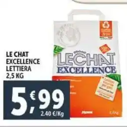 Deco Supermercati Le chat excellence lettiera offerta