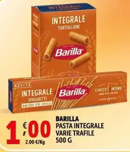 Deco Supermercati Barilla pasta integrale varie trafile offerta
