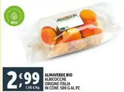 Deco Supermercati Almaverde bio albicocche offerta
