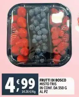 Deco Supermercati Frutti di bosco misto tris offerta