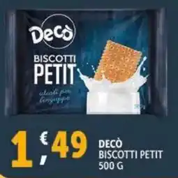 Deco Supermercati Decò biscotti petit offerta