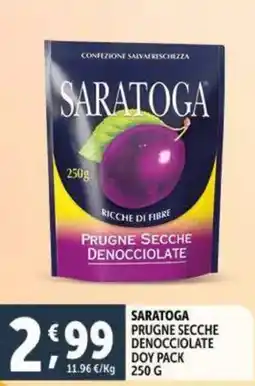 Deco Supermercati Saratoga prugne secche denocciolate doy pack offerta