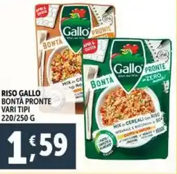 Deco Supermercati Riso gallo bontà pronte vari tipi offerta