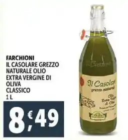 Deco Supermercati Farchioni il casolare grezzo naturale olio extra vergine di oliva classico offerta