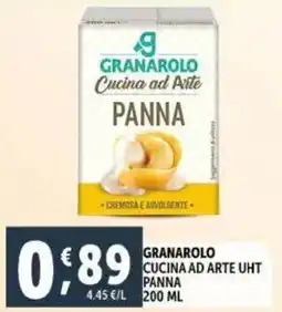 Deco Supermercati Granarolo cucina ad arte uht panna offerta