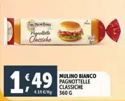 Deco Supermercati Mulino bianco pagnottelle classiche offerta