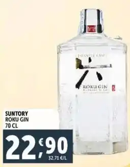 Deco Supermercati Suntory roku gin offerta