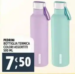 Deco Supermercati Pedrini bottiglia termica colori assortiti offerta