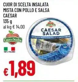 Galassia Cuor di scelta insalata mista con pollo e salsa caesar offerta