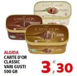 Premium Supermercati Algida carte d'or classic vari gusti offerta