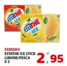 Premium Supermercati Ferrero estathe ice stick limone/pesca offerta