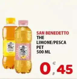 Premium Supermercati San benedetto the limone/pesca pet offerta
