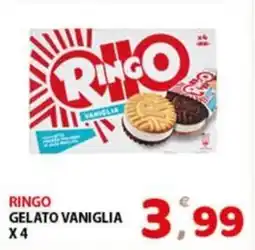 Premium Supermercati Ringo gelato vaniglia x4 offerta