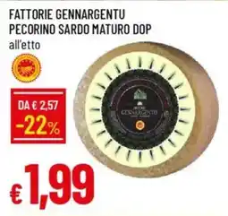 Galassia Fattorie gennargentu pecorino sardo maturo DOP offerta