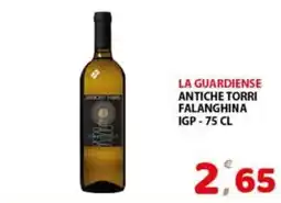 Premium Supermercati La guardiense antiche torri falanghina igp offerta