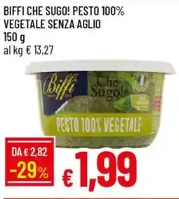 Galassia Biffi che sugo! pesto 100% vegetale senza aglio offerta