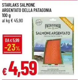Starlaks salmone argentato della patagonia
