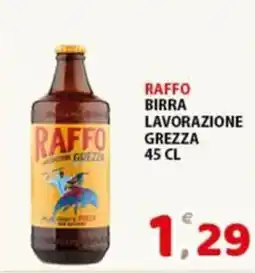 Premium Supermercati Raffo birra lavorazione grezza offerta