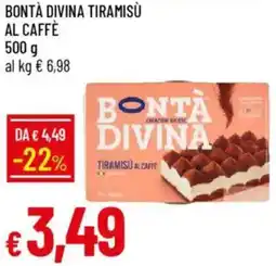 Galassia Bontà divina tiramisù al caffè offerta