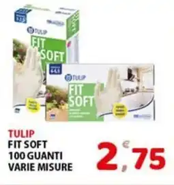 Premium Supermercati Tulip fit soft 100 guanti varie misure offerta