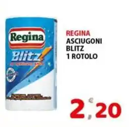Premium Supermercati Regina asciugoni blitz 1 rotolo offerta