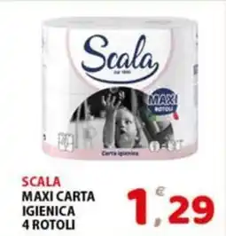 Premium Supermercati Scala maxi carta igienica 4 rotoli offerta