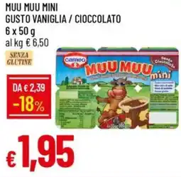 Galassia Muu muu mini gusto vaniglia / cioccolato offerta