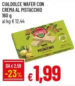 Galassia Cialdolce wafer con crema al pistacchio offerta