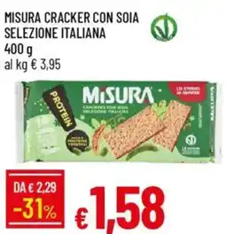 Galassia Misura cracker con soia selezione italiana offerta