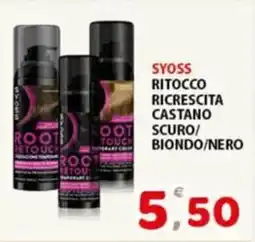 Syoss ritocco ricrescita castano scuro/ biondo/nero