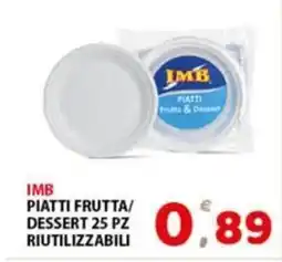 Premium Supermercati Imb piatti frutta/ dessert 25 pz riutilizzabili offerta