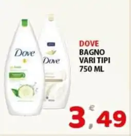 Premium Supermercati Dove bagno vari tipi offerta