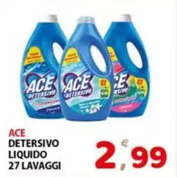 Premium Supermercati Ace detersivo liquido 27 lavaggi offerta