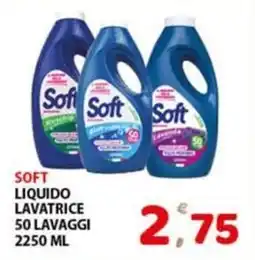 Premium Supermercati Soft liquido lavatrice 50 lavaggi offerta