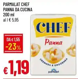 Galassia Parmalat chef panna da cucina offerta