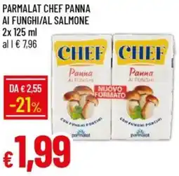 Galassia Parmalat chef panna ai funghi/al salmone offerta