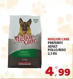 Premium Supermercati Miglior cane preferiti adult pollo/riso offerta