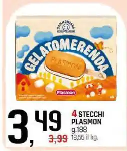 Famila 4 STECCHI PLASMON offerta