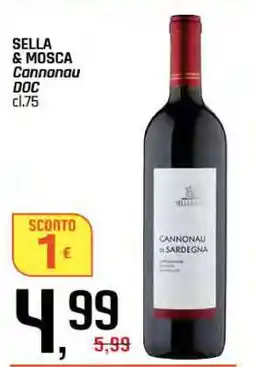 Famila Sella & Mosca Cannonau DOC cl.75 offerta