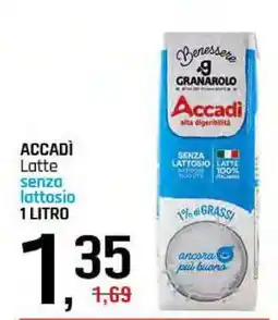 Famila ACCADÌ Latte senza lattosio 1 LITRO offerta
