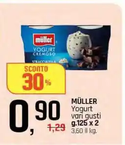 Famila MÜLLER Yogurt vari gusti offerta
