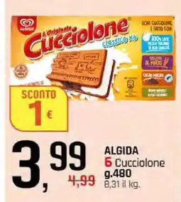 Famila ALGIDA 6 Cucciolone offerta