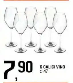 Famila 6 CALICI VINO offerta