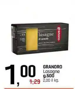 Famila GRANORO Lasagne offerta