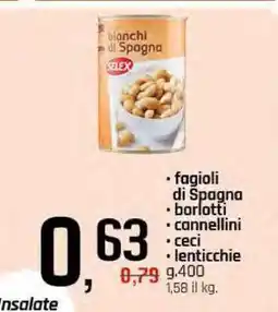 Famila Selex bianchi di Spagna offerta