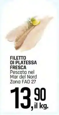Famila FILETTO DI PLATESSA FRESCA offerta