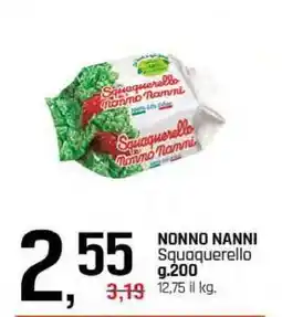 Famila NONNO NANNI Squaquerello offerta