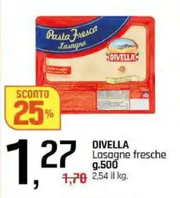 Famila DIVELLA Lasagne fresche offerta