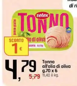 Famila TONNO ALL’OLIO DI OLIVA offerta